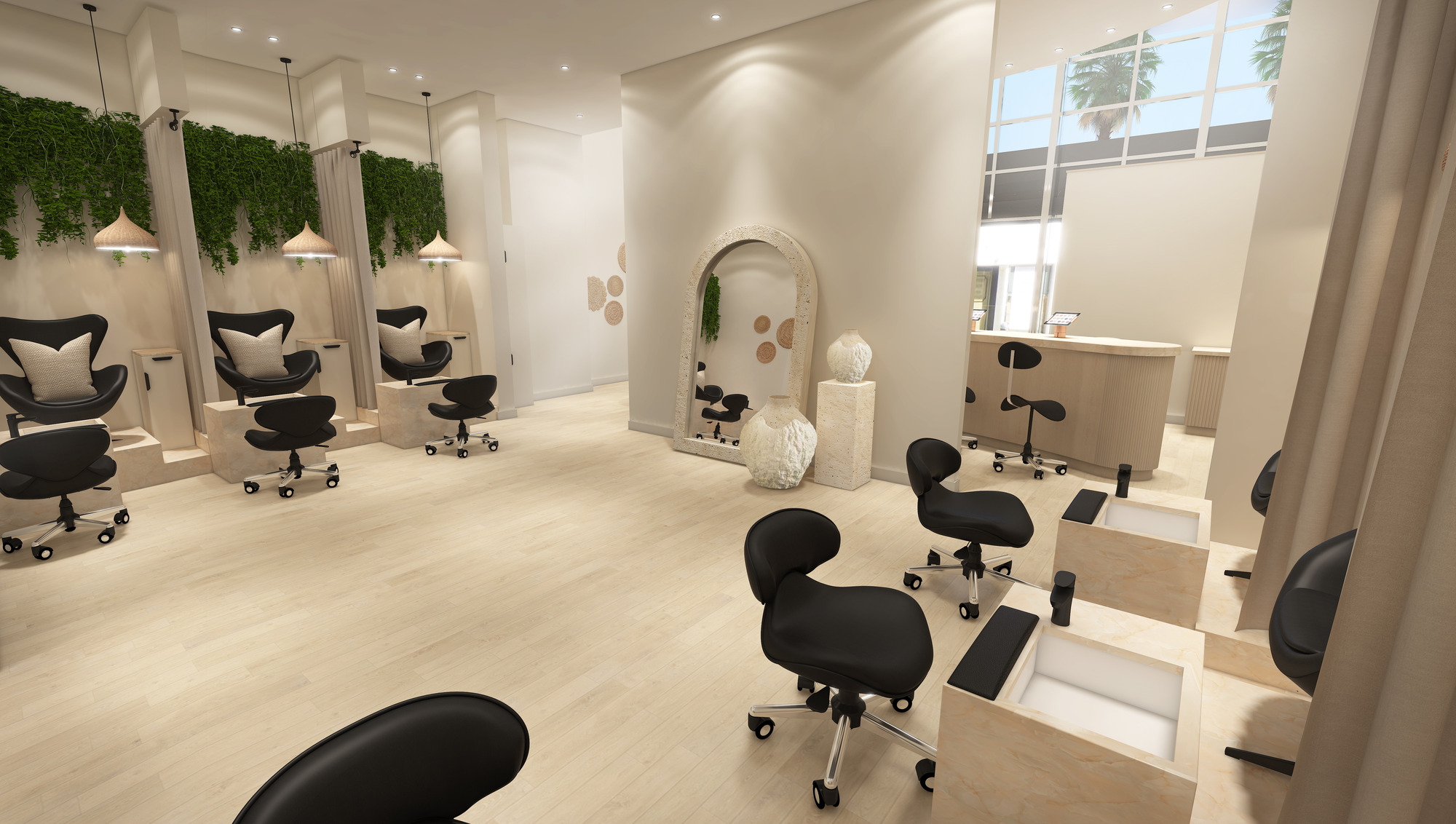 Townhouse nail salon in Beverly Hills, California